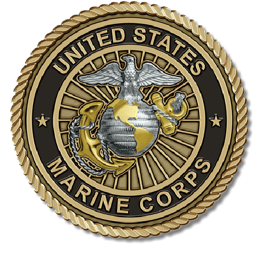 Us Marine Corps Medallion Ship Wheel Award Plaque  Ceremonial  Groundbreaking, Grand Opening , Crowd Control & Memorial Supplies